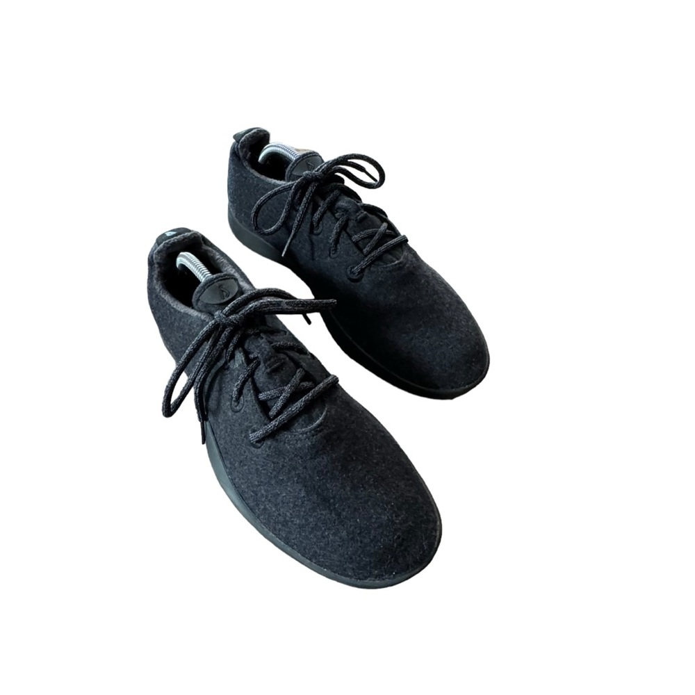 Men’s Allbirds Size 12 Black Merino Wool “Wool Runners” Sneakers Shoes